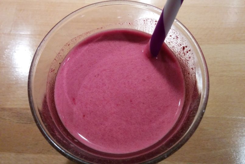 Smoothie diepvriesfruit yoghurt